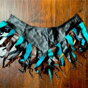 Genuine Leather Skirt